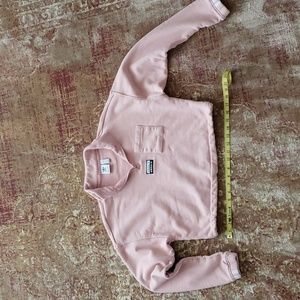 Adidas Women’s Finish Line Cropped Half Zip Sweatshirt - Size M